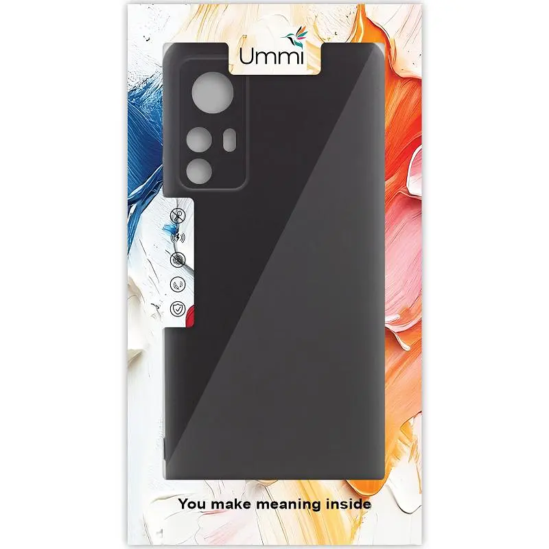 Чохол Ummi Silicone Cover Lakshmi Full Camera AA для Xiaomi Redmi Note 12S Чорний/Black - фото 2