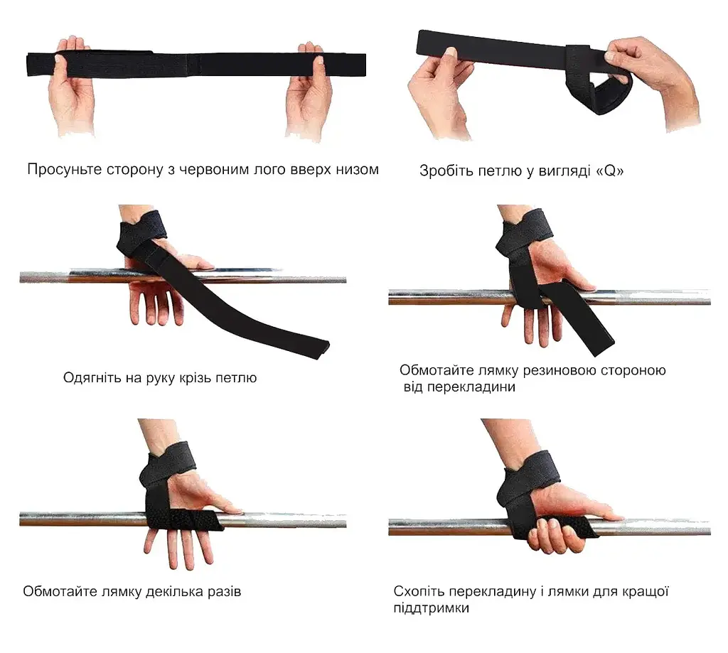 Лямки для тяги Power System Power Straps PS-3400, Black/Yellow - фото 2