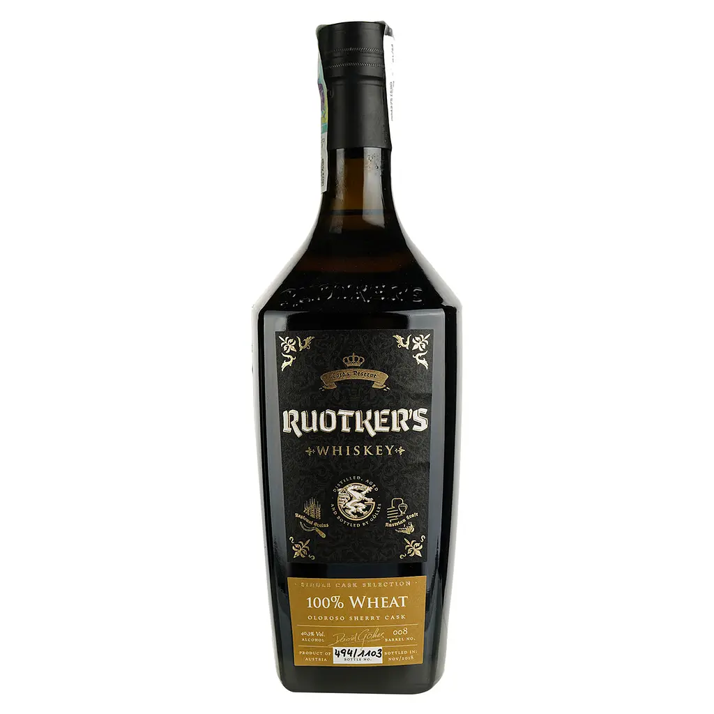 Виски Ruotker's Oloroso Sherry Cask 40.3% 0.7 л в подарочной упаковке - фото 2