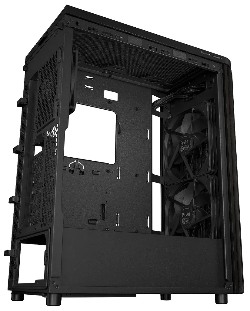 Корпус Asus ProArt PA401 Wood Edition - Tempered Glass без БЖ (90DC00M0-B39000) Black - фото 6