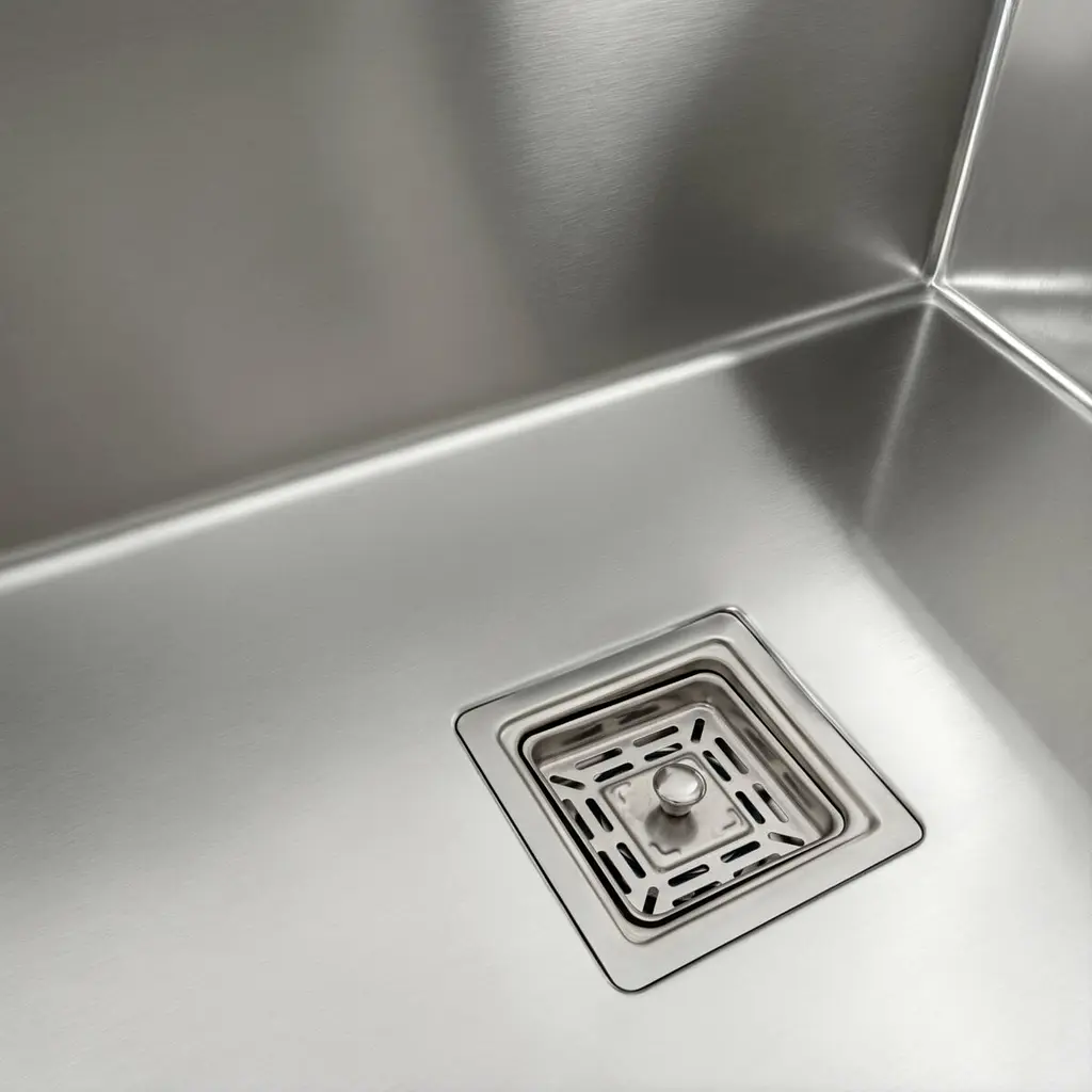 Кухонна мийка Platinum Handmade 60x50 (600x500x230 мм) PVD HSB, Нержавіюча сталь - фото 6