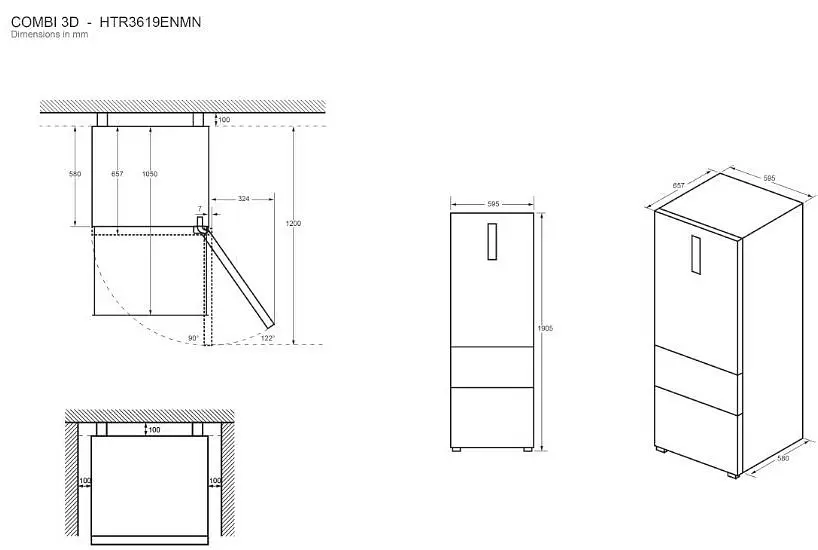 Холодильник Haier HTR3619ENMN - фото 8