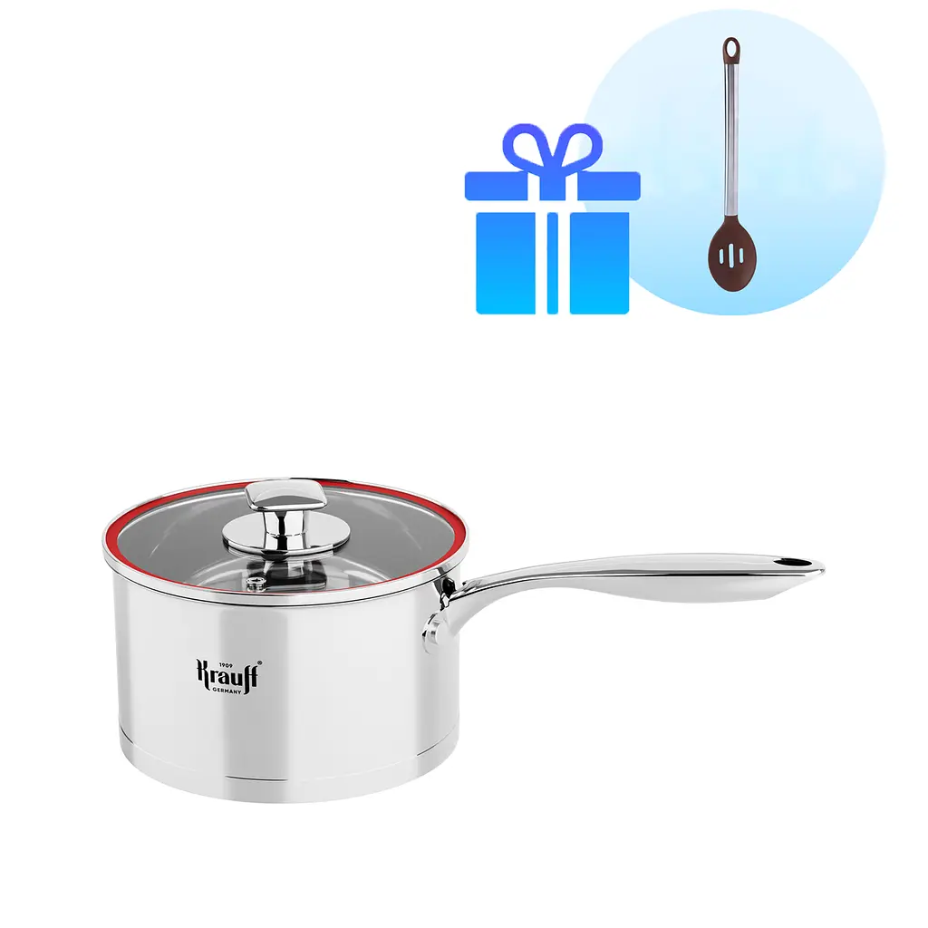 Ківш з кришкою 2 л Smart Chef Krauff + Ложка силіконова Schoco - фото 3