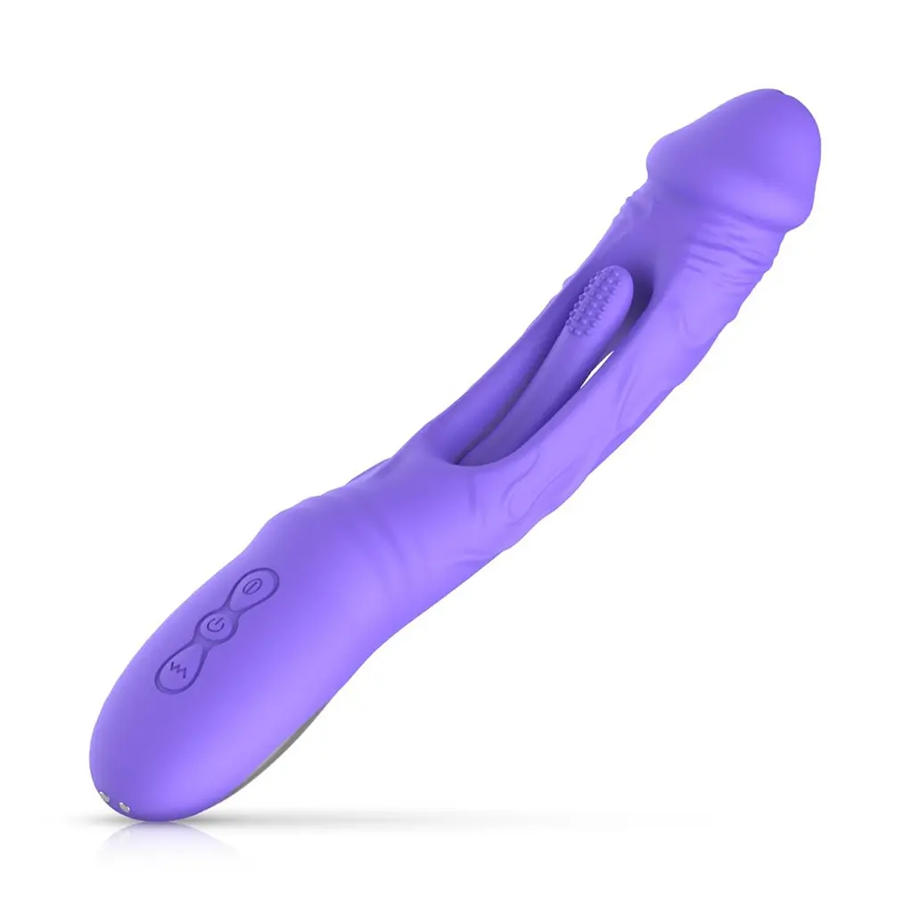 Вибратор Good Vibes Only Flax G-Spot, 25.1 см (фиолетовый) - фото 7