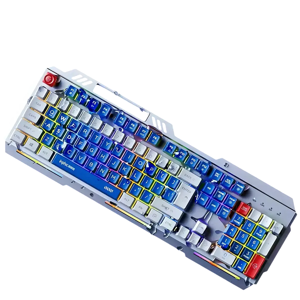 Клавіатура INPHIC K9 MECHA ENG/UKR Blue - фото 3