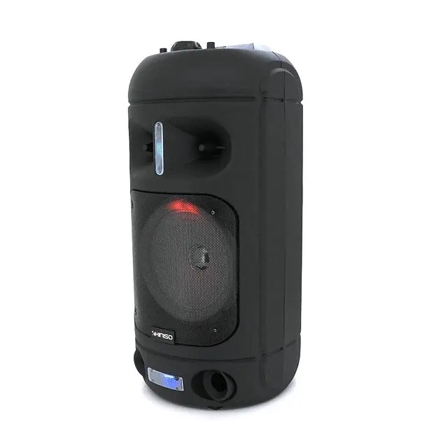 Портативна акустика Kimiso QS-A880 100W Bluetooth караоке з мікрофоном та підсвічуванням - фото 3