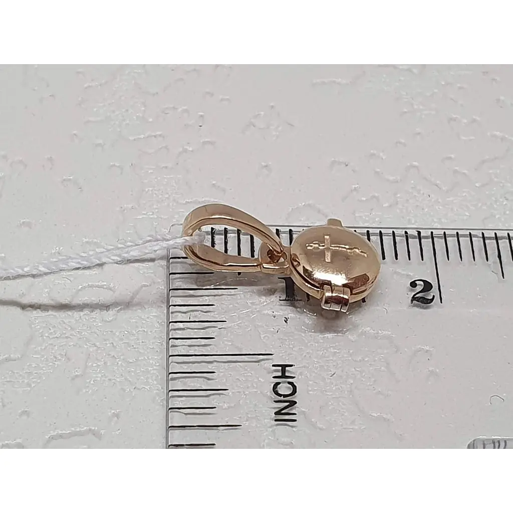 Золота підвіска Tango-мощевик "Божа Матір". 130294 - фото 5