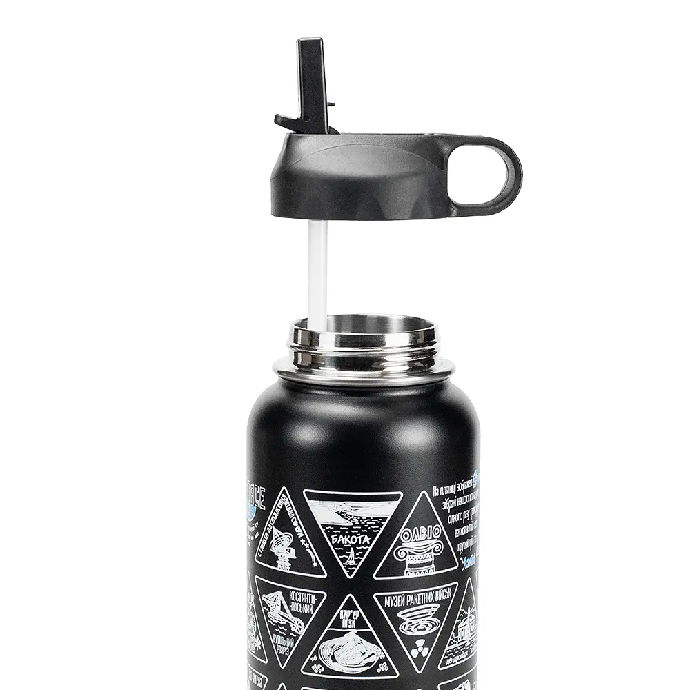 Термофляга Heritage H2O Thermo Flask Black (INSH-TFLHERITAGETB1L) - фото 2