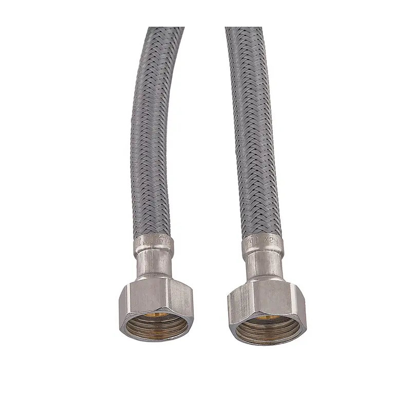 Гнучке підведення Zerix ZHN-02-F1/2"xM10-060 (нейлонове обплетення, гайки нерж) (пара) ZX5158 - фото 3