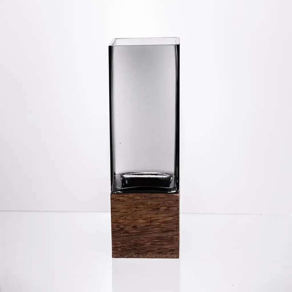 Ваза для квітів та декору Yiwu Smart Wood 900 мл HP-19-160-2 - фото 2