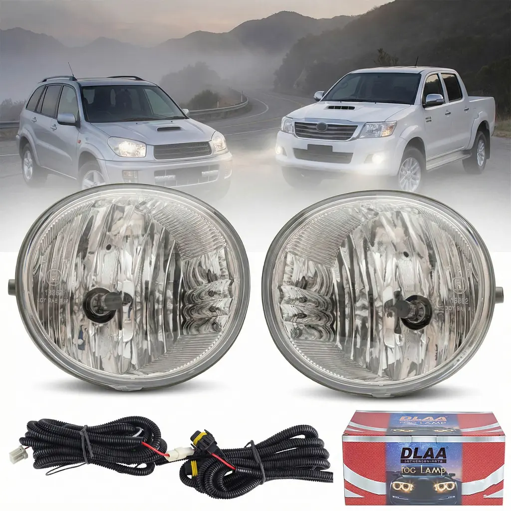 Протитуманні фари для Toyota Rav 4 2003-2008 Fortuner 2012-2015 Hilux 2005-2014 12V55W з проводкою Комплект (TY-461) - фото 2