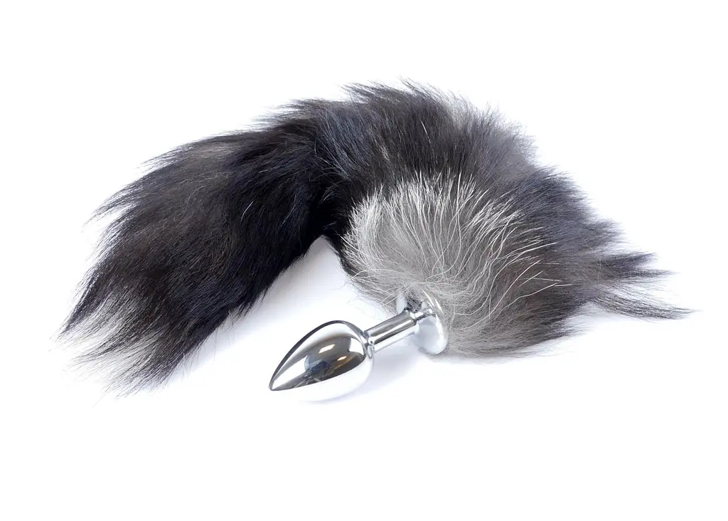Анальна пробка Boss Fox TAIL Black XXL 9 см (чорний) - фото 5