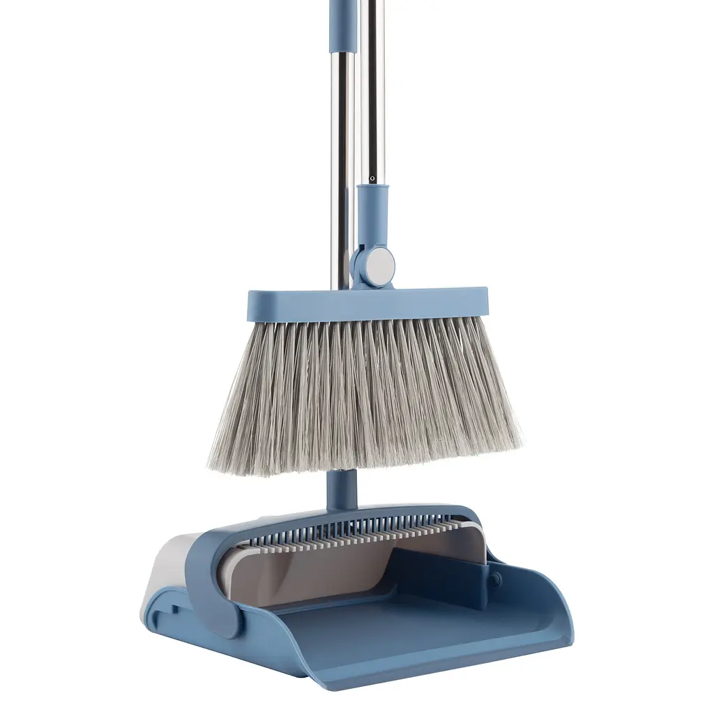 Набір для прибирання Ardesto Solid совок і щітка з довгою ручкою 79.2 см блакитний (ARHE1301B) - фото 6