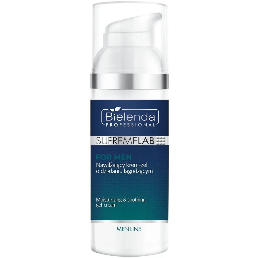Зволожуючий крем-гель Bielenda Supremelab Men Line з заспокійливим ефектом 50 мл - фото 2