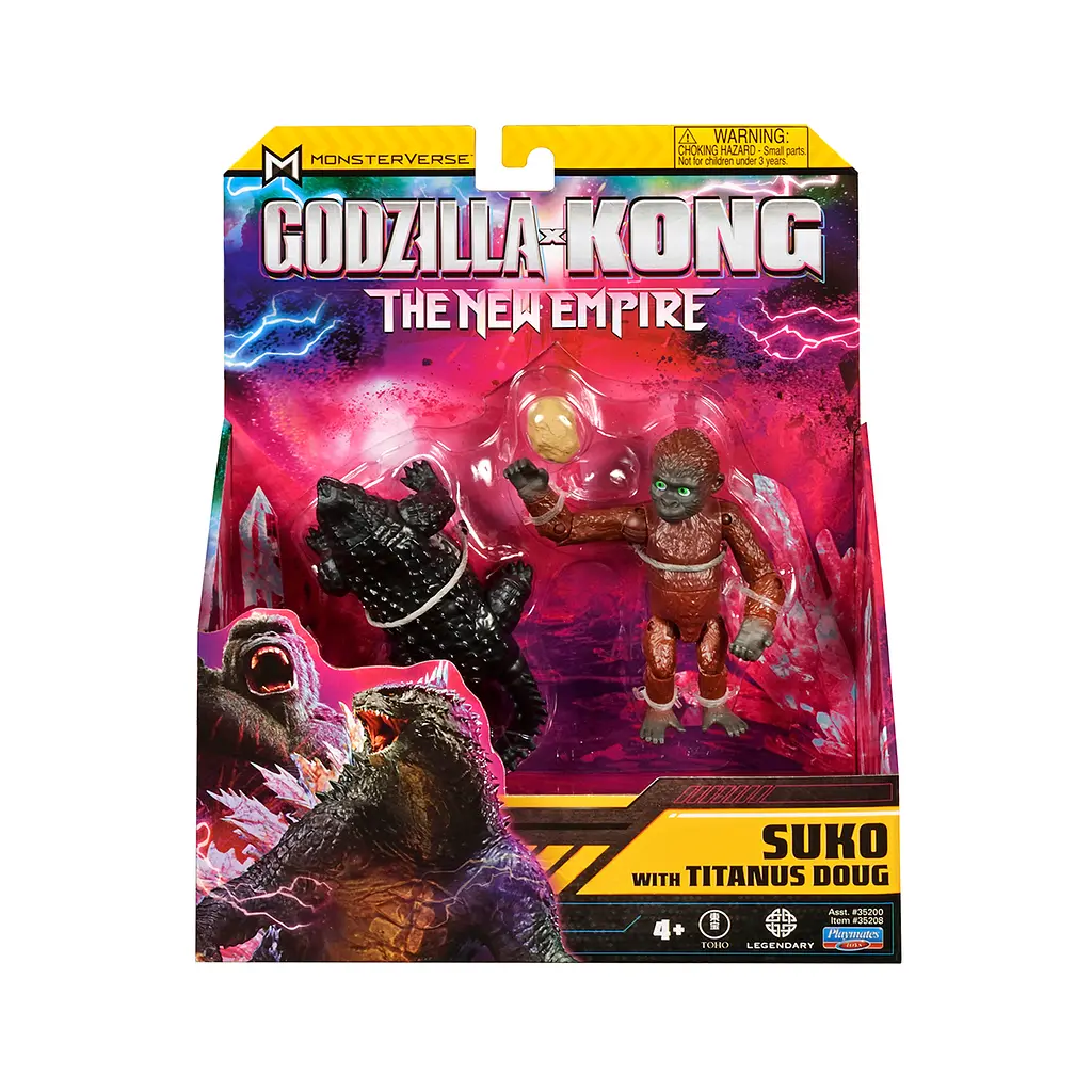 Набір фігурок Godzilla vs Kong Зуко з Дагом 9 см (35208) - фото 3