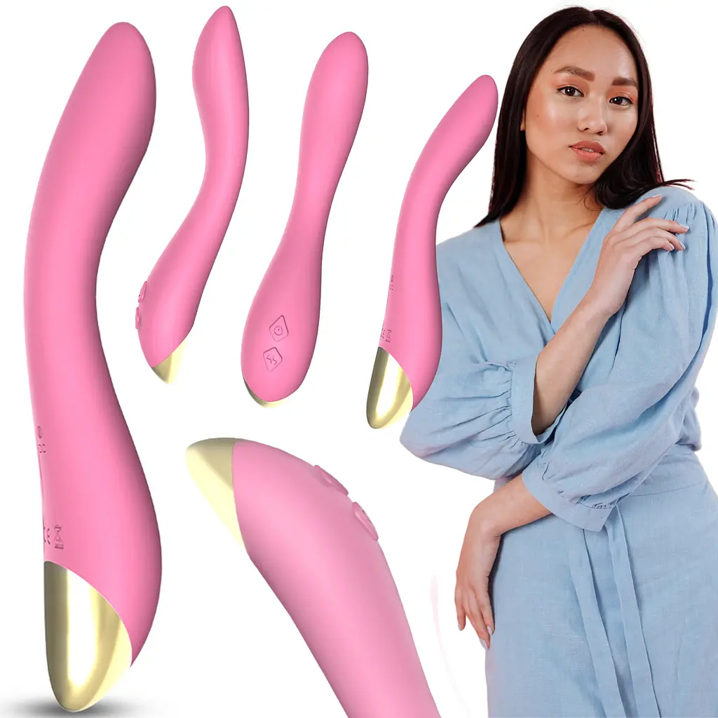 Вібратор B - Series Joy Boss Series Flamingo 22 см рожевий - фото 9