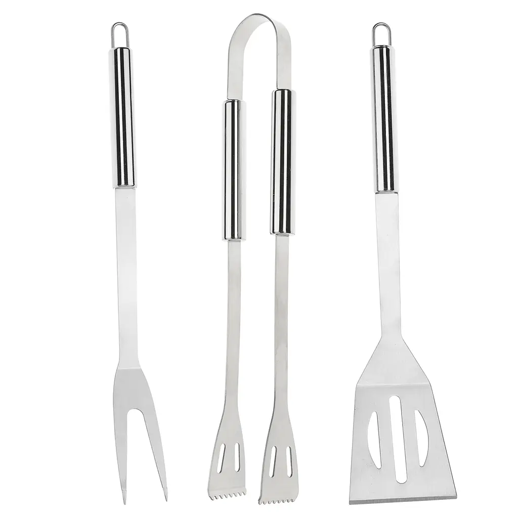 Набор для барбекю Market Union вилка, лопатка, щипцы - фото 3