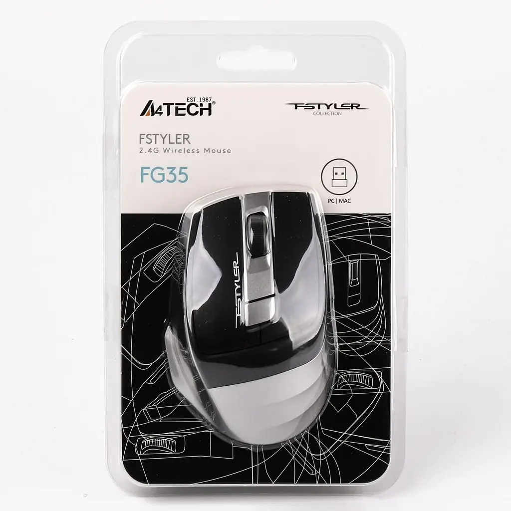 Бездротова миша A4Tech FG35 Wireless Grey (FG35 (Grey)) - фото 6