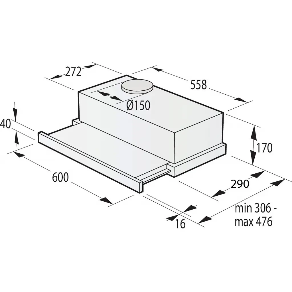 Витяжка кухонна Gorenje TH62E4BG - фото 7