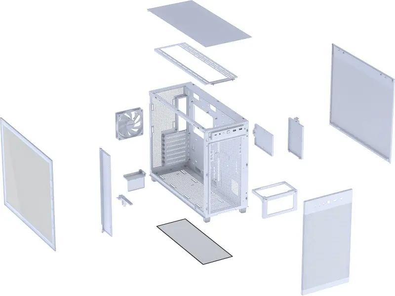 Корпус Asus Prime AP303 TG White (90DC00V3-B39010) - фото 8