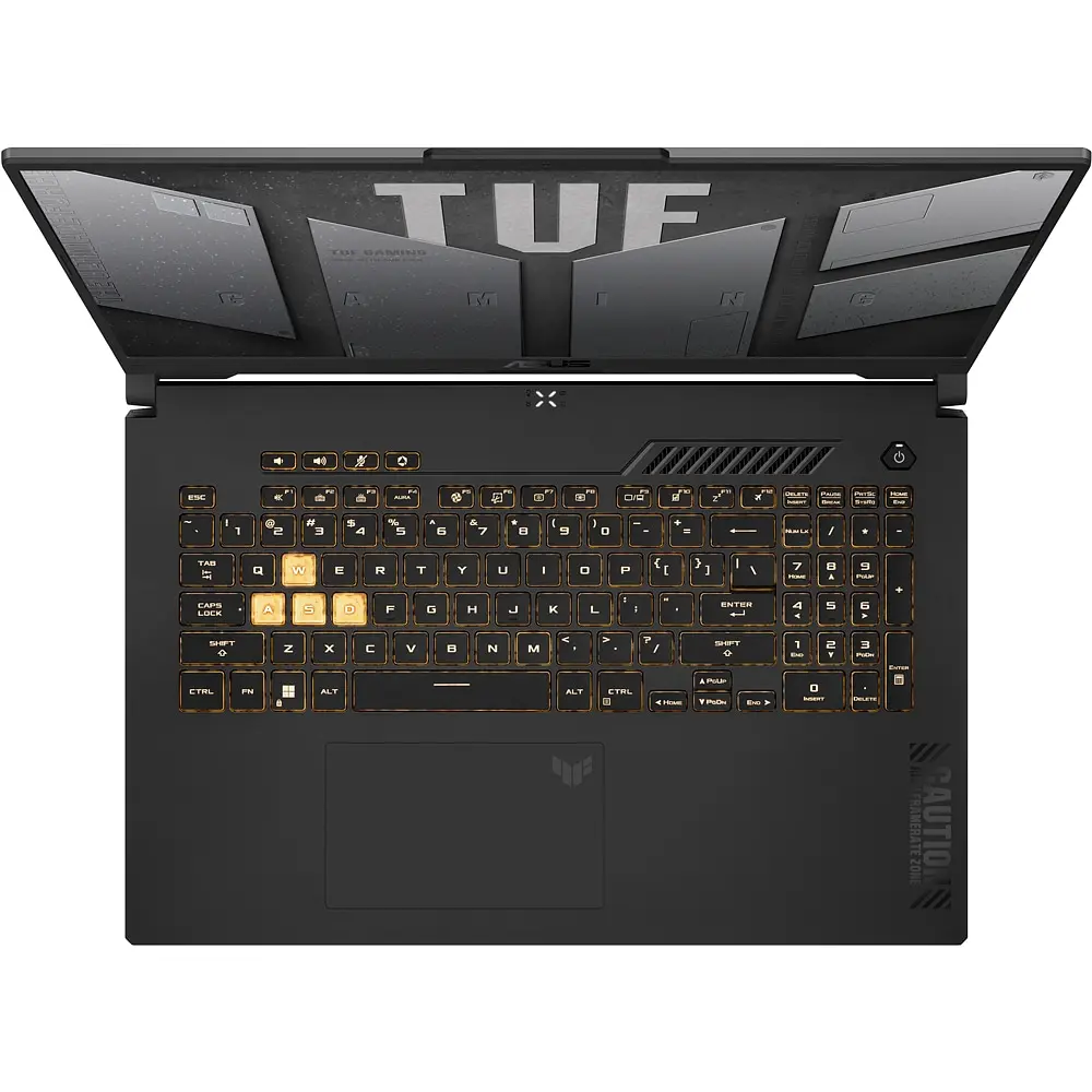 Ігровий ноутбук ASUS TUF F17 FX707VJB-HX081, Intel Core 5 210H до 4.8 ГГц, 17.3-дюймовий Full HD, 16 ГБ, SSD 512 ГБ, NVIDIA GeForce RTX 3050 6 ГБ, Free DOS - фото 3