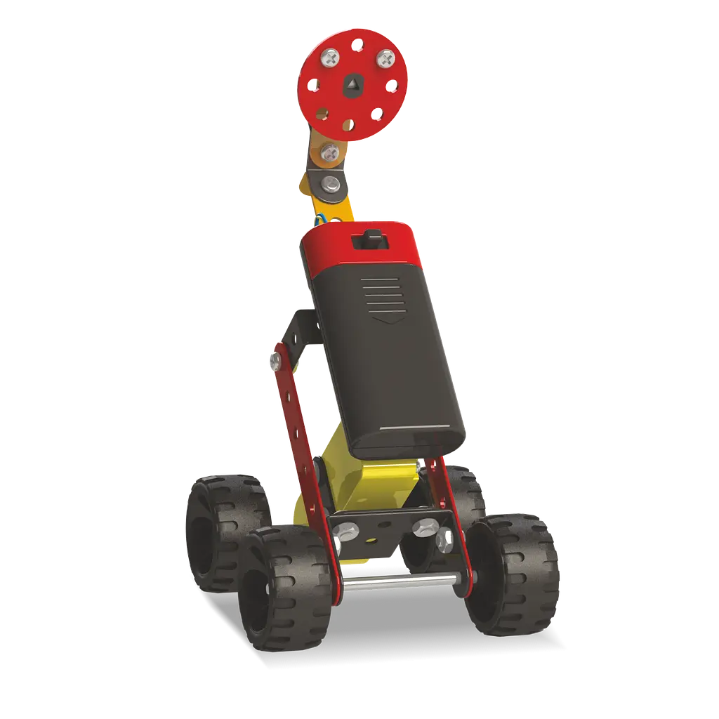 Конструктор Zephyr Robotix-0 металлический с электромотором 84 элемента 5 моделей - фото 5