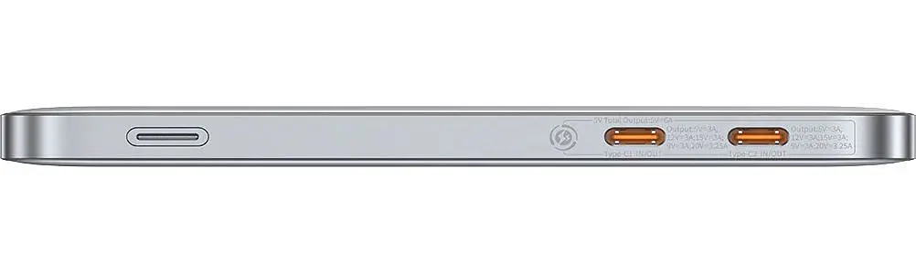 Повербанк (Powerbank) Baseus Blade2 65W 12000mAh Silver (P10063801S13-00) - фото 5