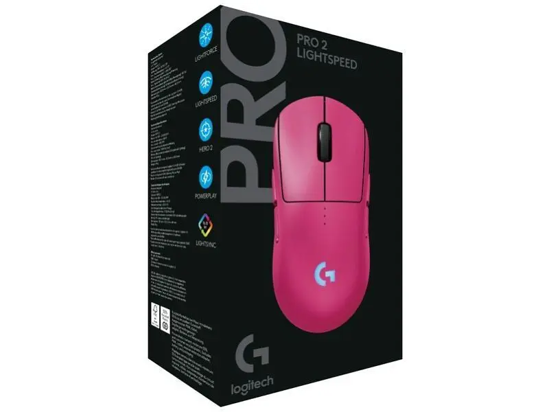 Миша Logitech PRO 2 Lightspeed Magenta (910-007309) - фото 4