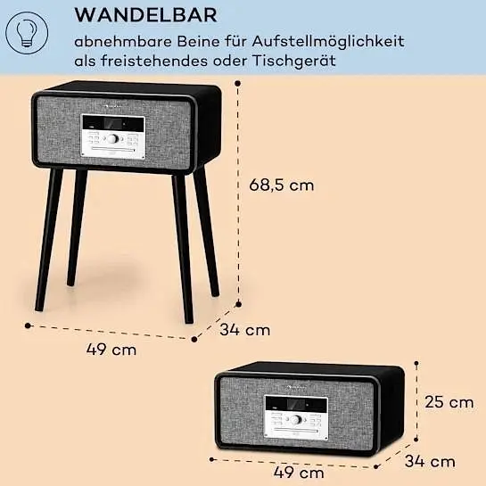 Програвач вінілу Auna Mary Ann (10039053) - фото 6