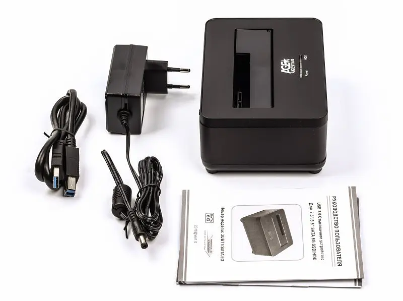 Зовнішня кишеня 2.5/3.5 SATA HDD/SDD USB3.0 Agestar 3UBT7 Black - фото 3