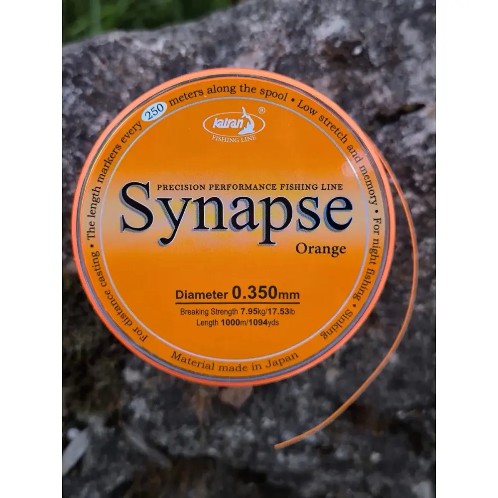 Волосінь Katran Synapse Orange 1000m (orange) 0.309mm 15.45lb/7.01kg - фото 4