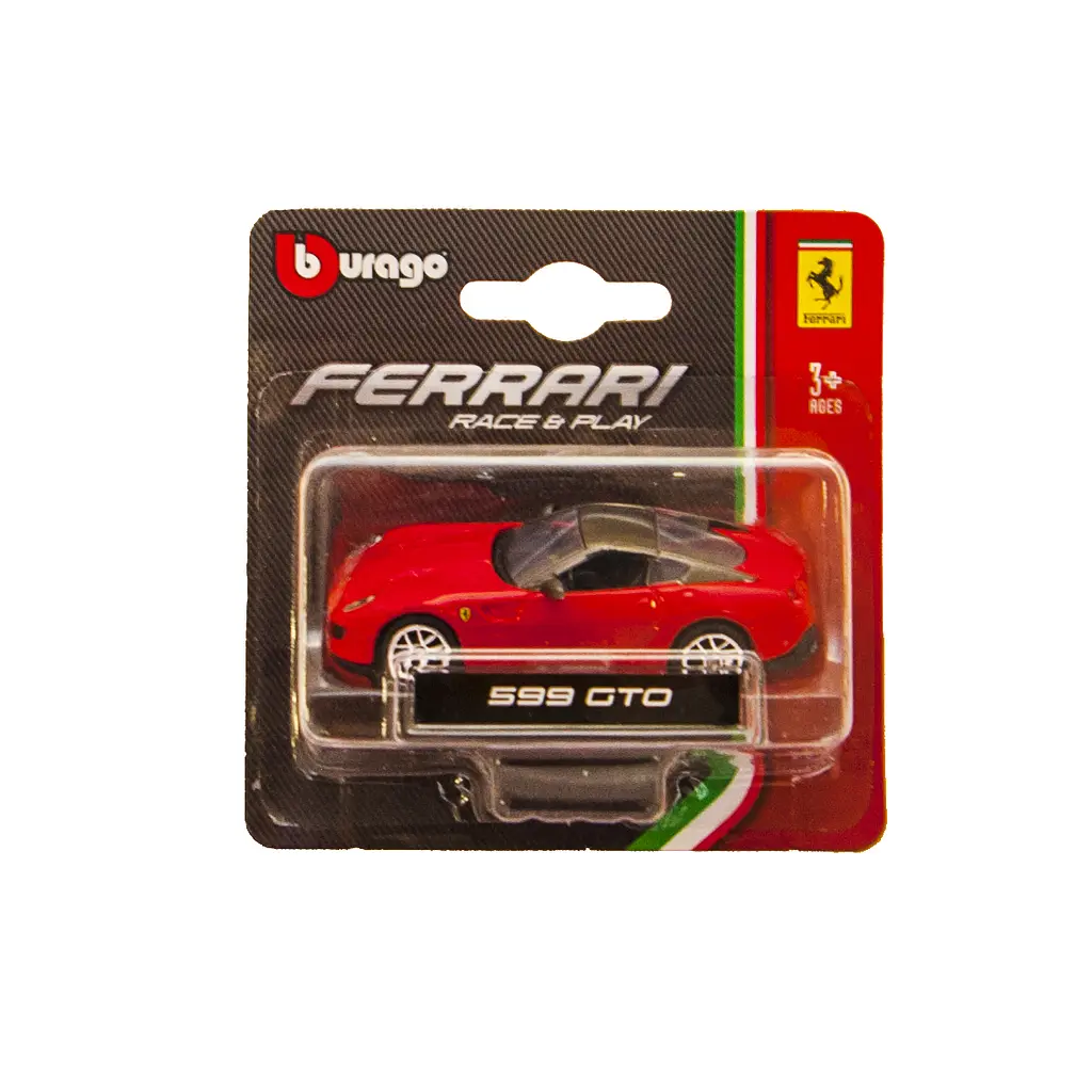 Автомодель Bburago Ferrari 1:64 красный (18-56000) - фото 2