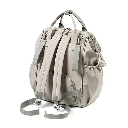 Рюкзак для мами Babyono Modern Style бежевий з матрасиком для пеленання 40x27x19 см (1649/02) - фото 3