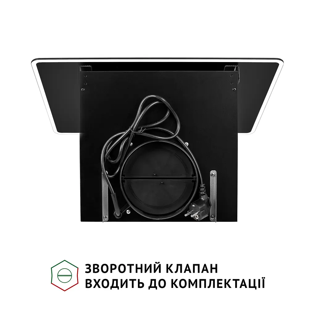Витяжка декоративна похила PERFELLI VICCO 5HM NERO - фото 8