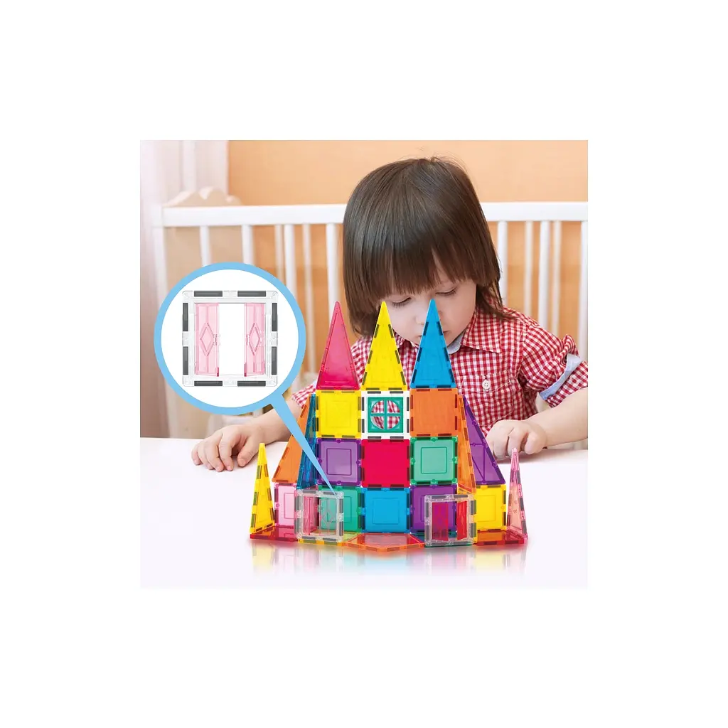 Конструктор Picasso магнітний Tiles Magnetic Building Blocks 36 деталей (817338027971) - фото 4
