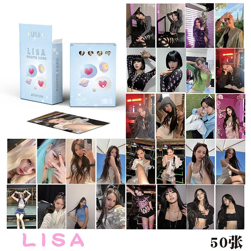 Ломо Картки Lomo Card China Blackpink Lisa Ліса Блекпінк голографічні СС C BP 11 - фото 3