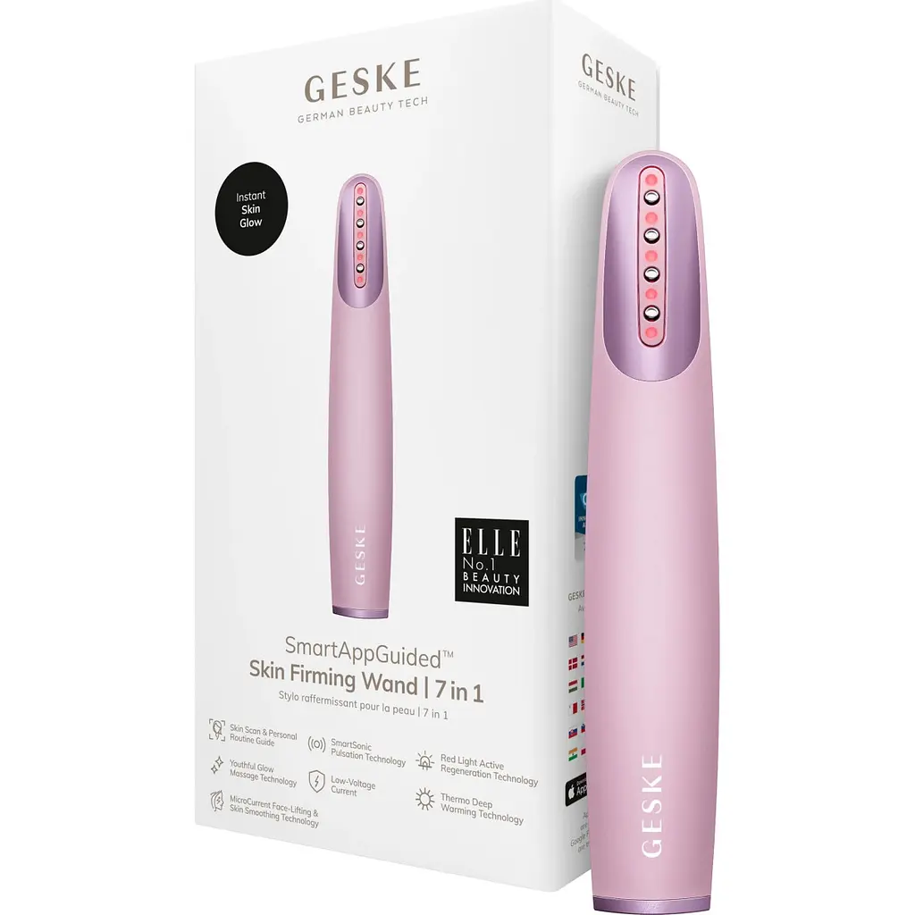 Масажер для обличчя GESKE Skin Firming Wand 7в1 Pink (HB0432) [176854] - фото 7