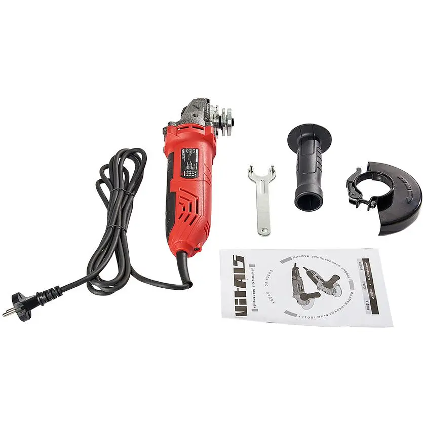 Угловая шлифмашина Vitals Master Ls 1275BRc красно-черная (90329) - фото 10