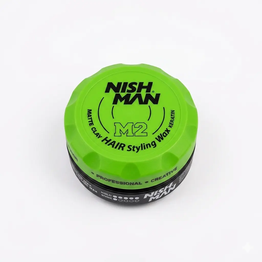 Матовая глина для укладки волос Nishman Matte Clay Hair Styling Wax M2 150 мл (NMN-126-M2) - фото 2