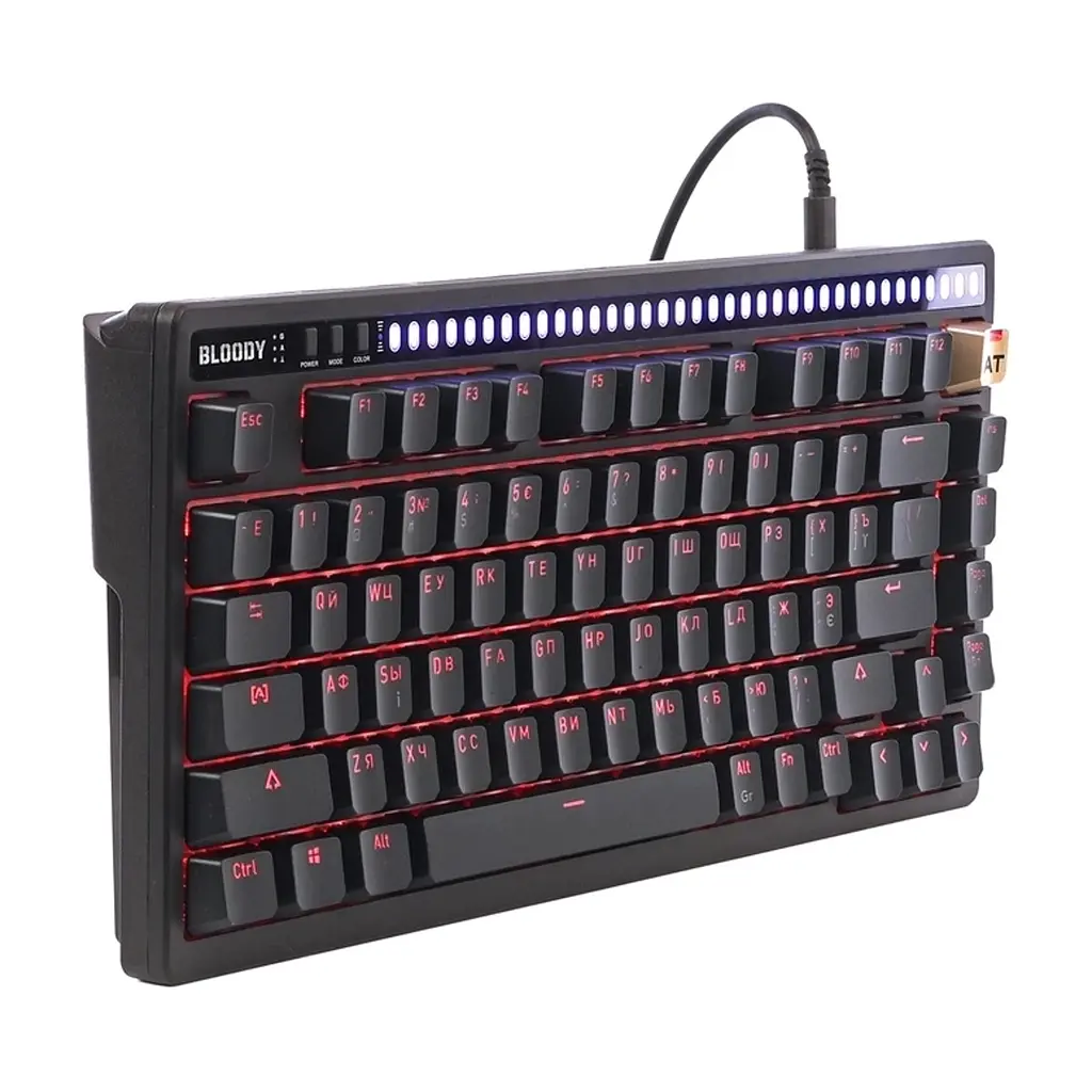 Клавіатура A4Tech Bloody AT75 USB RGB UA Black (4711421002769) - фото 4