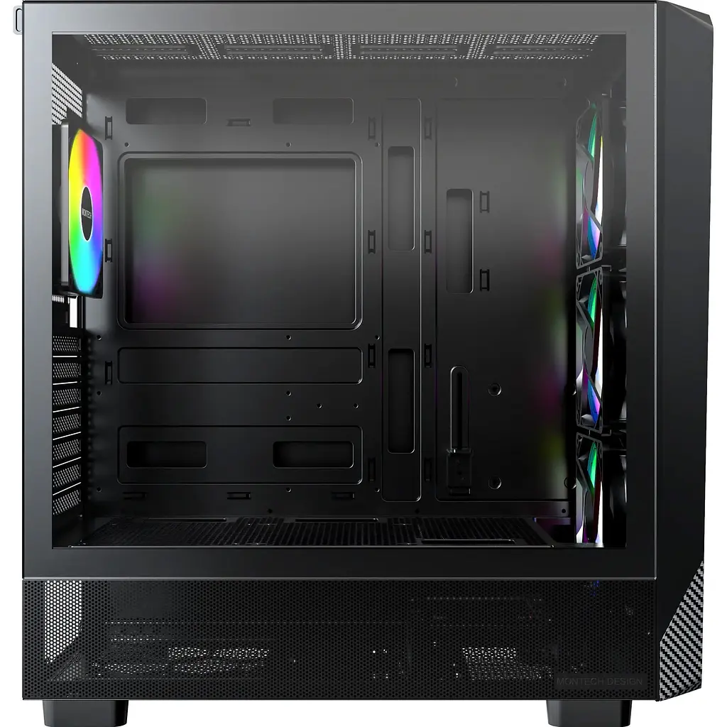 Корпус MONTECH X5 Black [143913] - фото 3