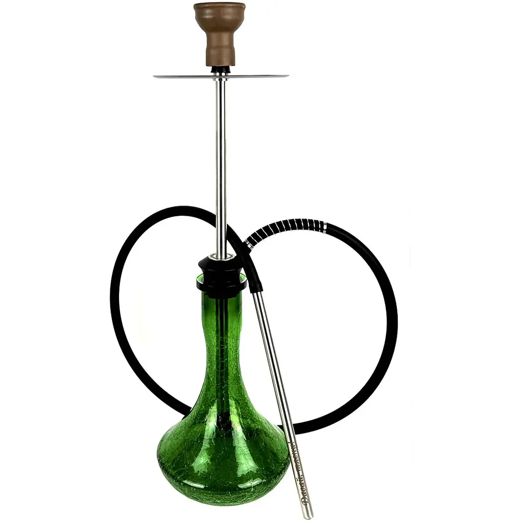 Кальян Tiaga Hookah Classic Silver Craft Crash Green - фото 2