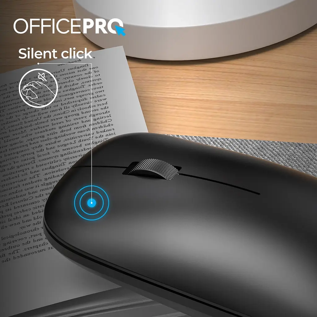 Миша OfficePro M225B Silent Click Wireless Black [144296] - фото 9