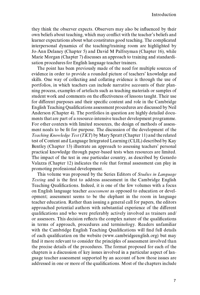 Assessing Language Teachers' Professional Skills and Knowledge - фото 6