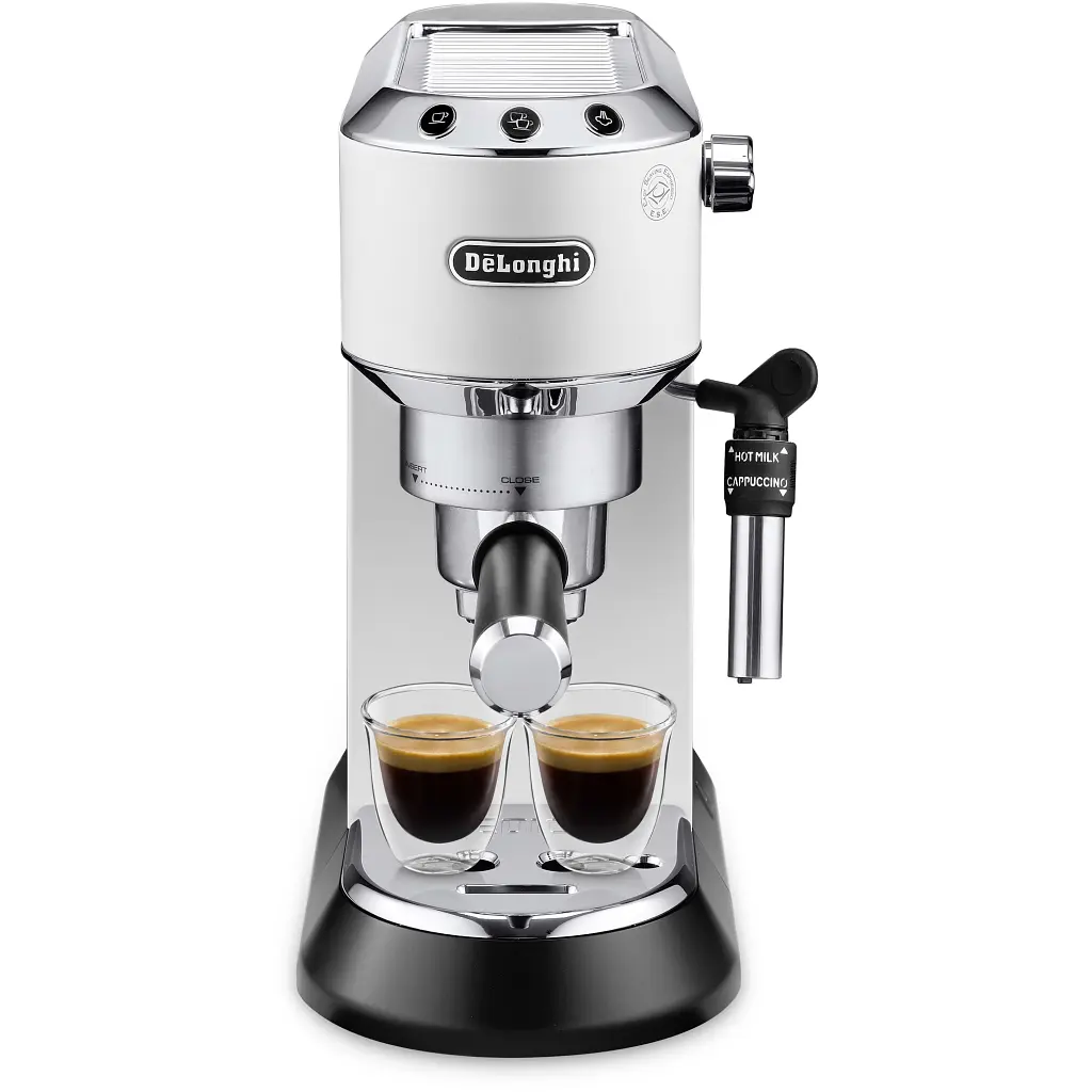 Ріжкова кавоварка еспресо DeLonghi EC685W