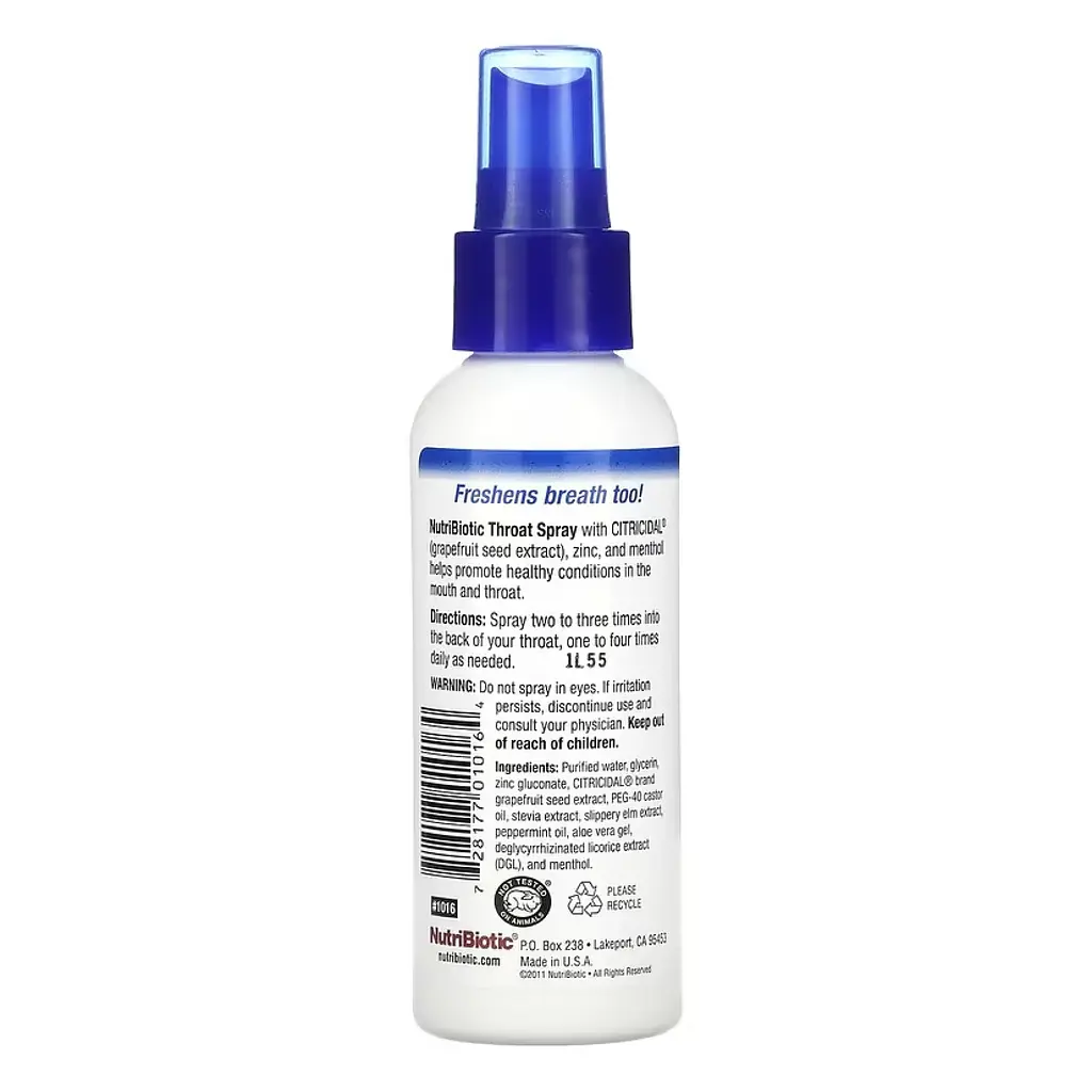 Спрей для горла Nutribiotic Throat Spray 118 мл - фото 2