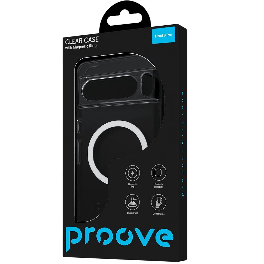 Чохол Proove Clear Case with Magnetic Ring Google Pixel 8 Pro - фото 2
