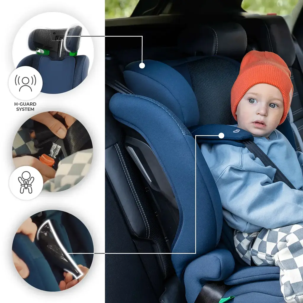 Автокрісло Kinderkraft Comfort Up 2 Plus i-Size Navy (KCCOUP02NAVPL00) - фото 9