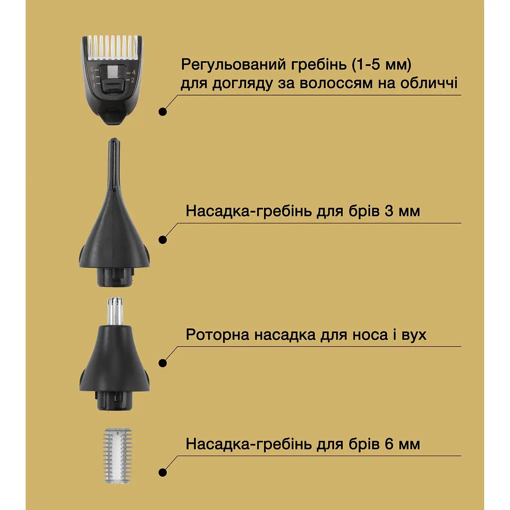 Триммер Remington T-Series для бороды, усов, бровей, носа и ушей черный NE7000 - фото 7