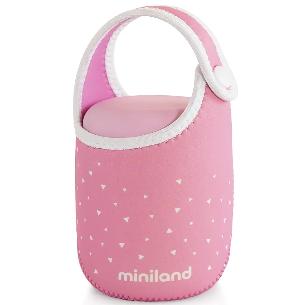 Термос для еды Miniland Silky Food Mini, 280 мл, розовый (89245) - фото 2